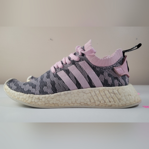 Adidas NMD R2 Primeknit Wonder Pink Size US 7 BY9521 - Picture 5 of 16